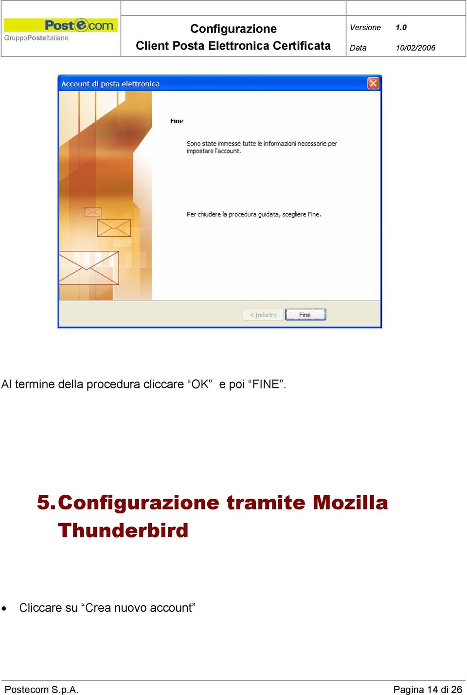 tramite Mozilla Thunderbird