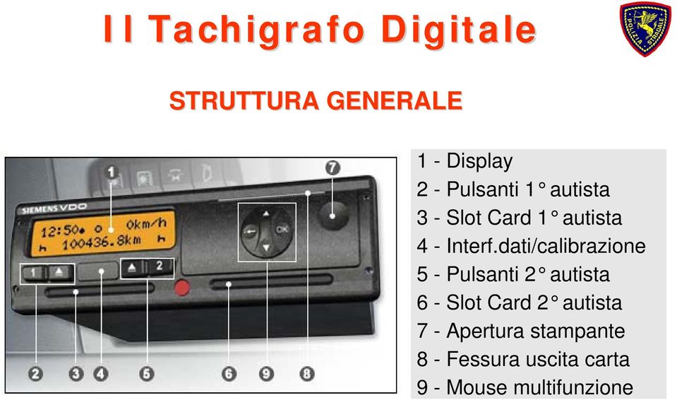 dati/calibrazione 5 - Pulsanti 2 autista 6 - Slot Card 2