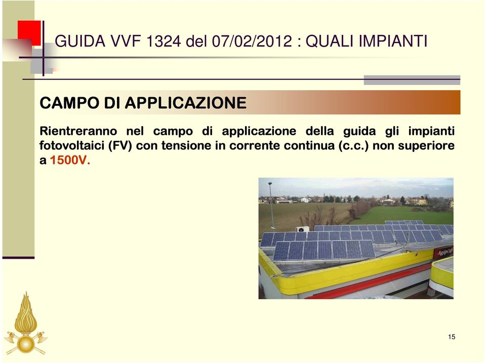 della guida gli impianti fotovoltaici (FV) con