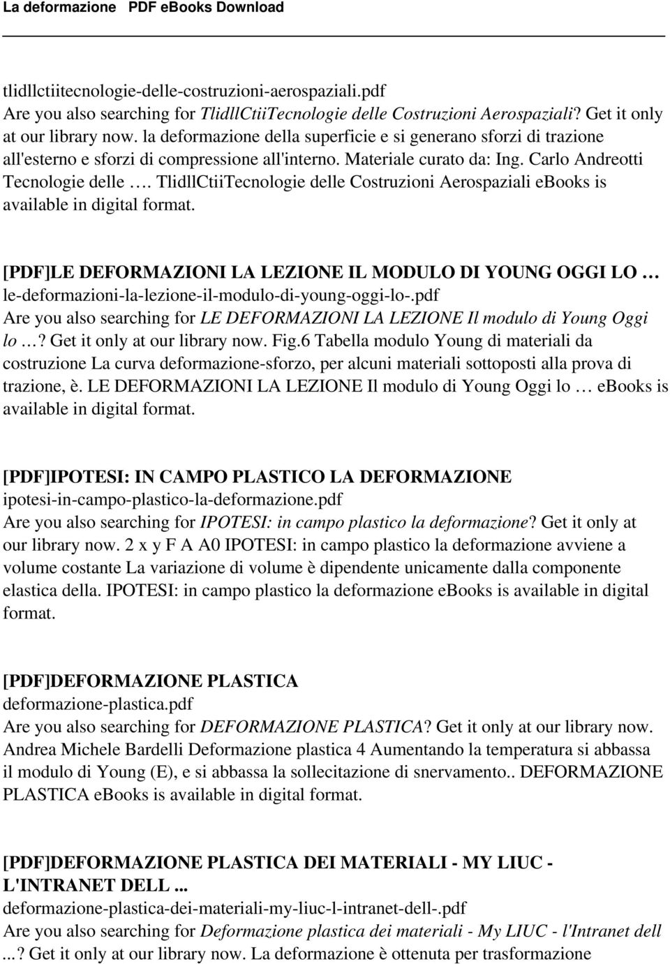 TlidllCtiiTecnologie delle Costruzioni Aerospaziali ebooks is available in digital format.