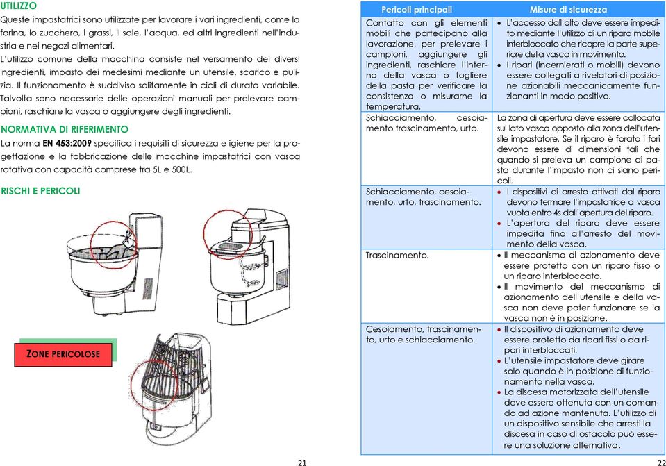 Il funzionamento è suddiviso solitamente in cicli di durata variabile. Talvolta sono necessarie delle operazioni manuali per prelevare campioni, raschiare la vasca o aggiungere degli ingredienti.