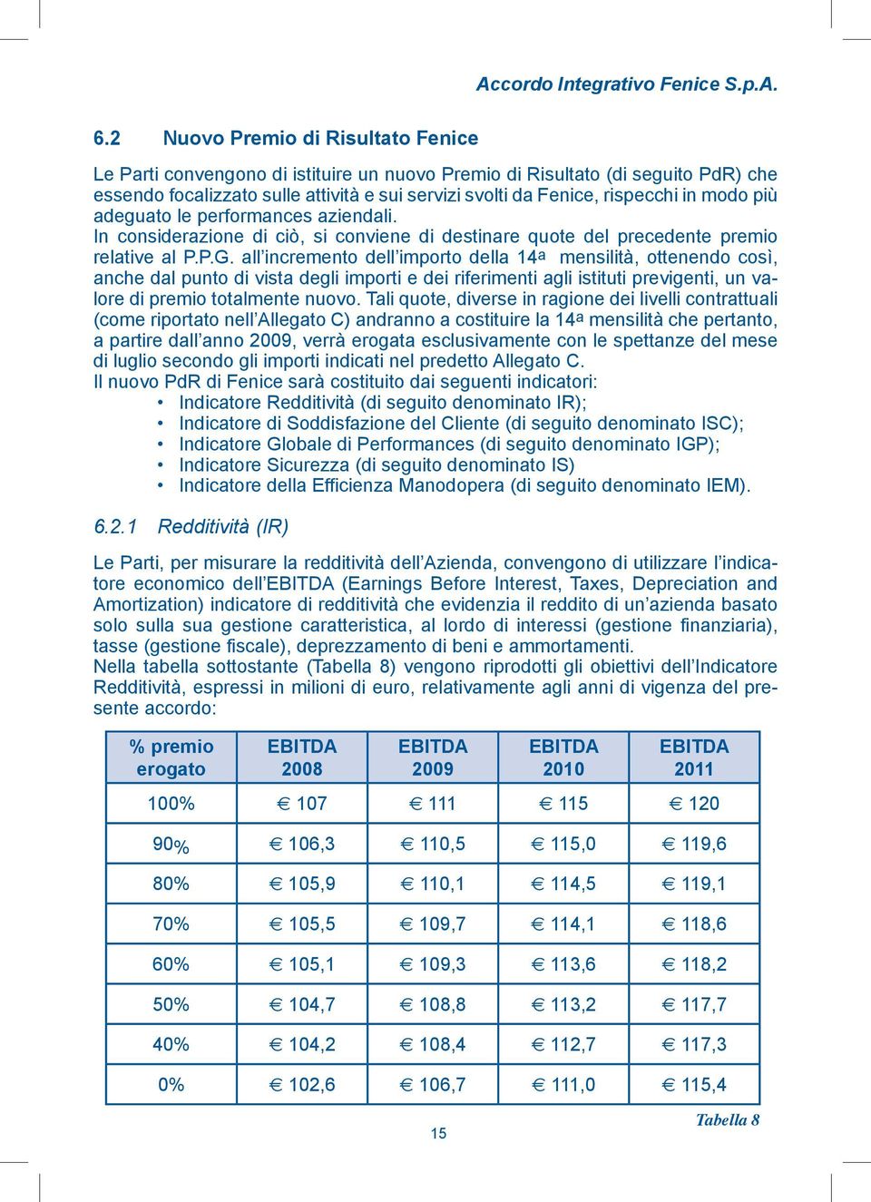 all incremento dell importo della 14 a mensilità, ottenendo così, anche dal punto di vista degli importi e dei riferimenti agli istituti previgenti, un valore di premio totalmente nuovo.