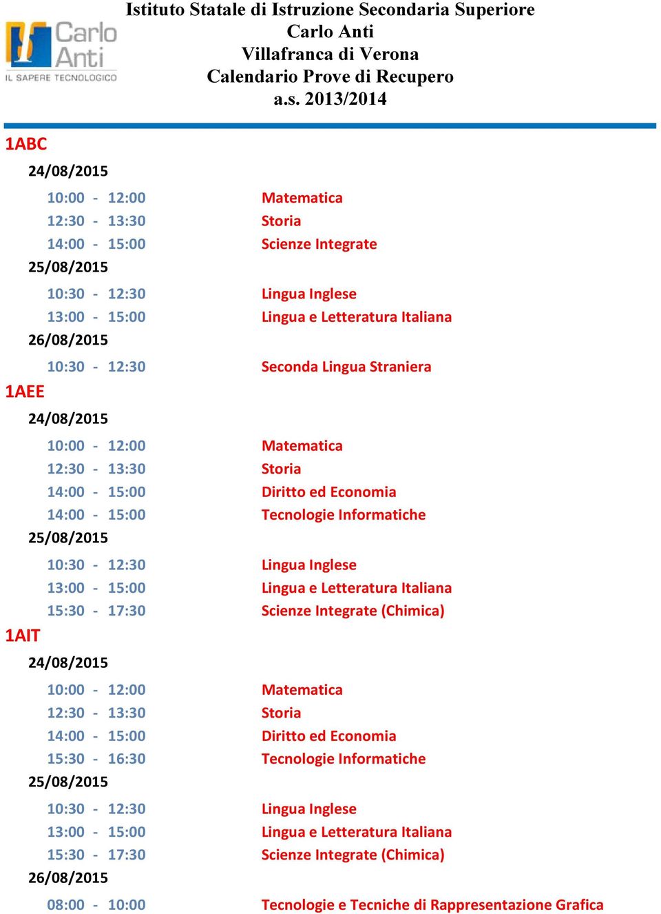 15:30-16:30 Diritto ed Economia Tecnologie