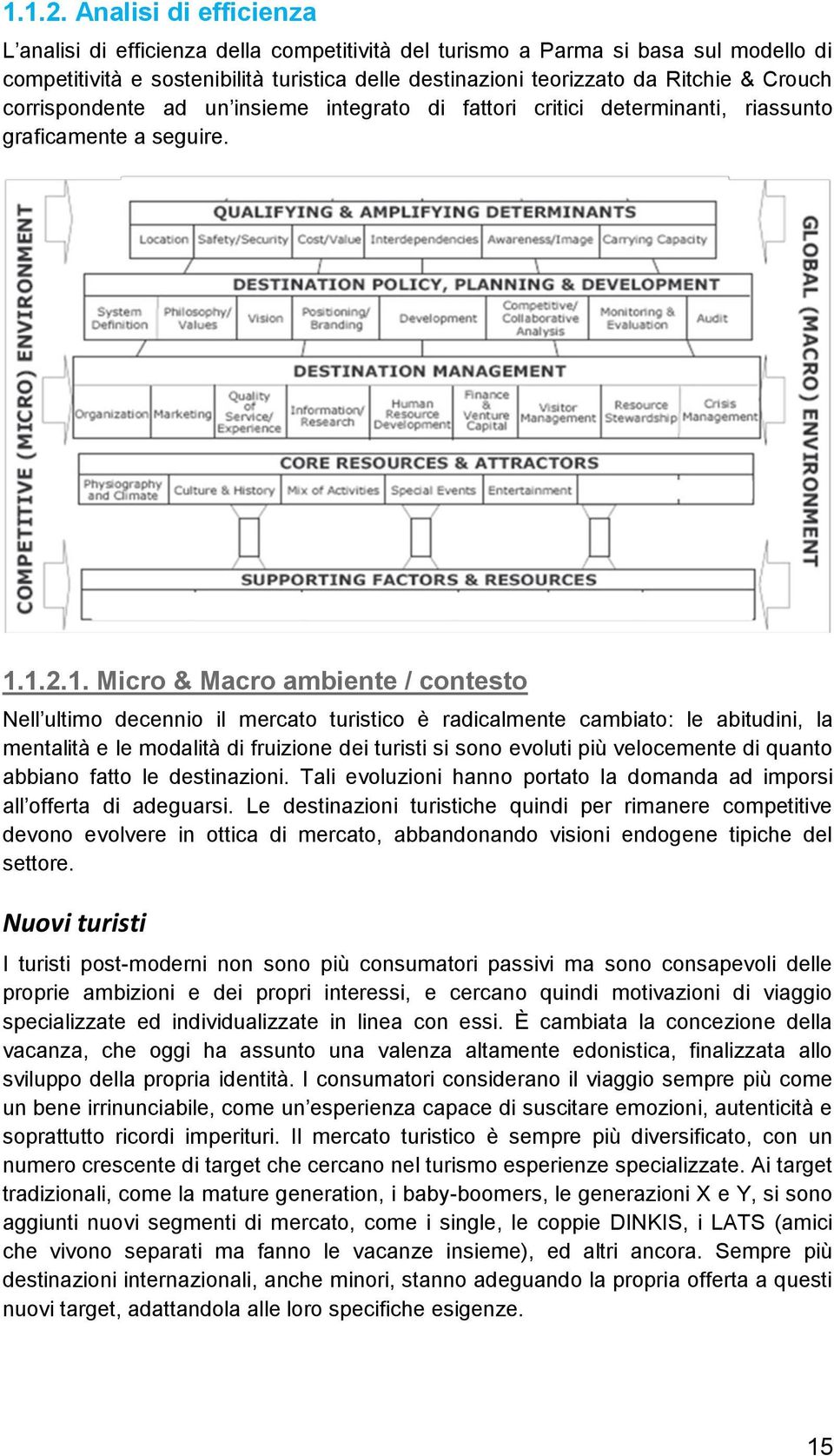 corrispondente ad un insieme integrato di fattori critici determinanti, riassunto graficamente a seguire. 1.