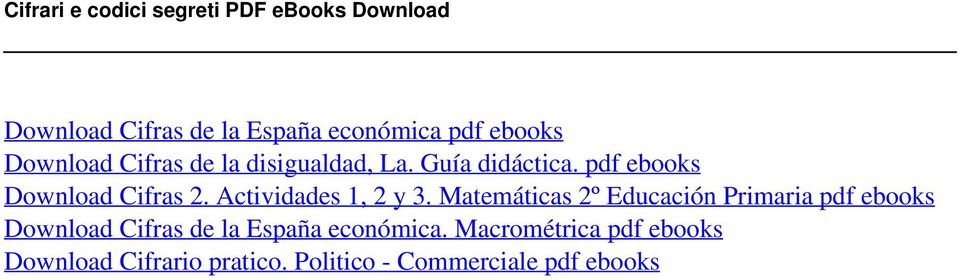 Download Cifras de la disigualdad, La. Guía didáctica. pdf ebooks Download Cifras 2.