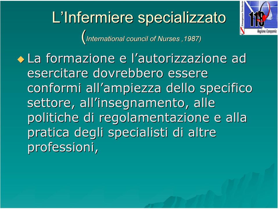 all ampiezza dello specifico settore, all insegnamento, alle politiche