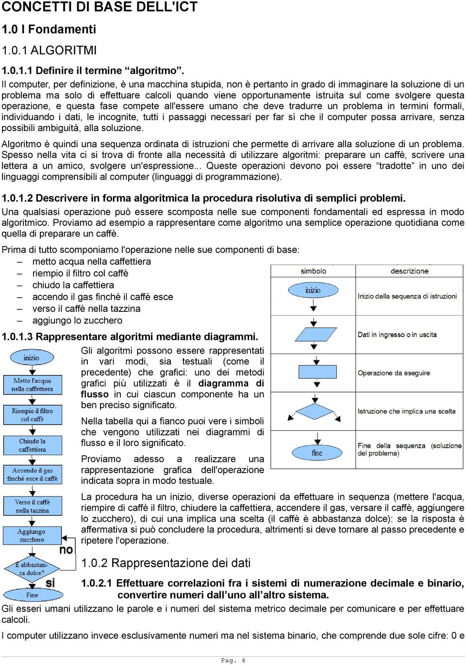 svolgere questa operazione, e questa fase compete all'essere umano che deve tradurre un problema in termini formali, individuando i dati, le incognite, tutti i passaggi necessari per far sì che il