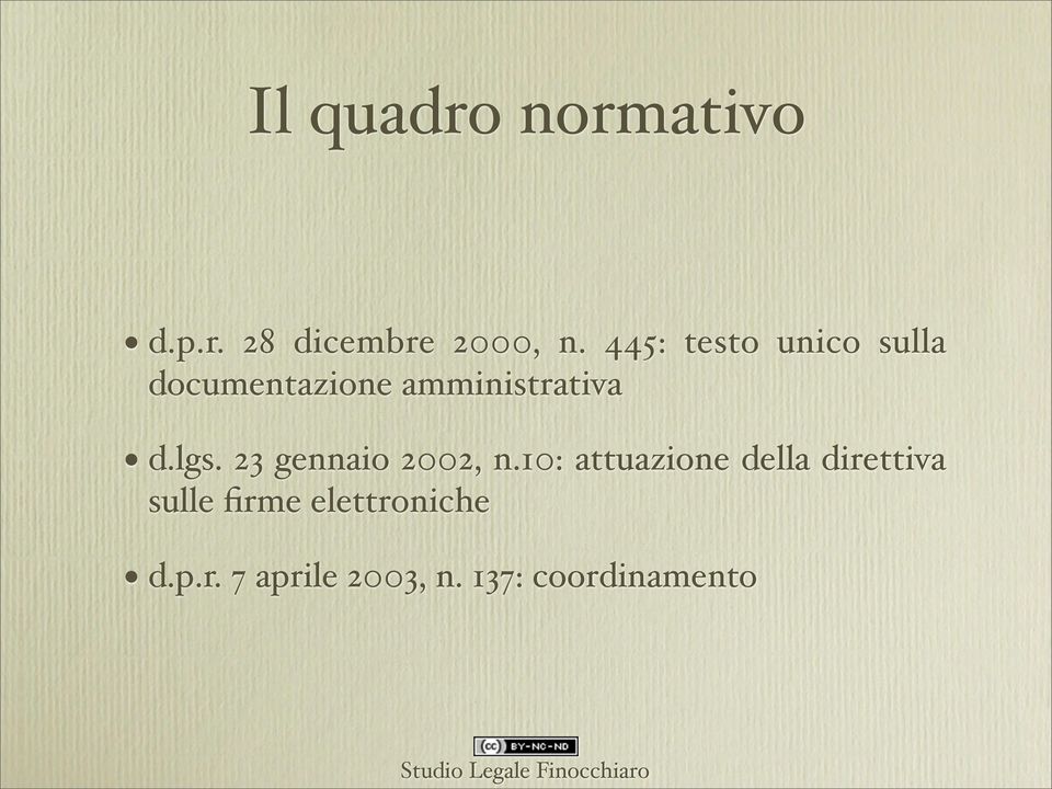 lgs. 23 gennaio 2002, n.