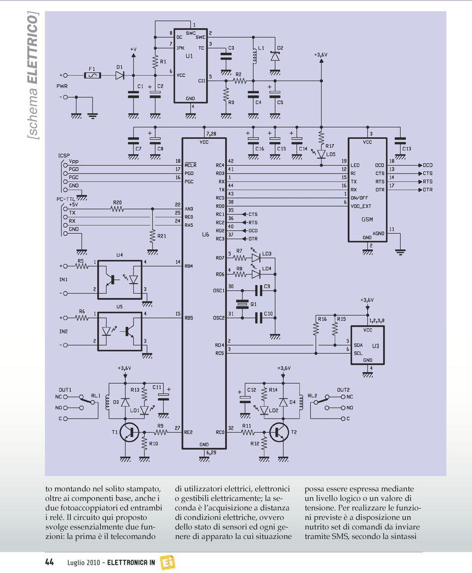 seconda è l acquisizione a distanza di condizioni elettriche, ovvero dello stato di sensori ed ogni genere di apparato la cui situazione possa essere espressa