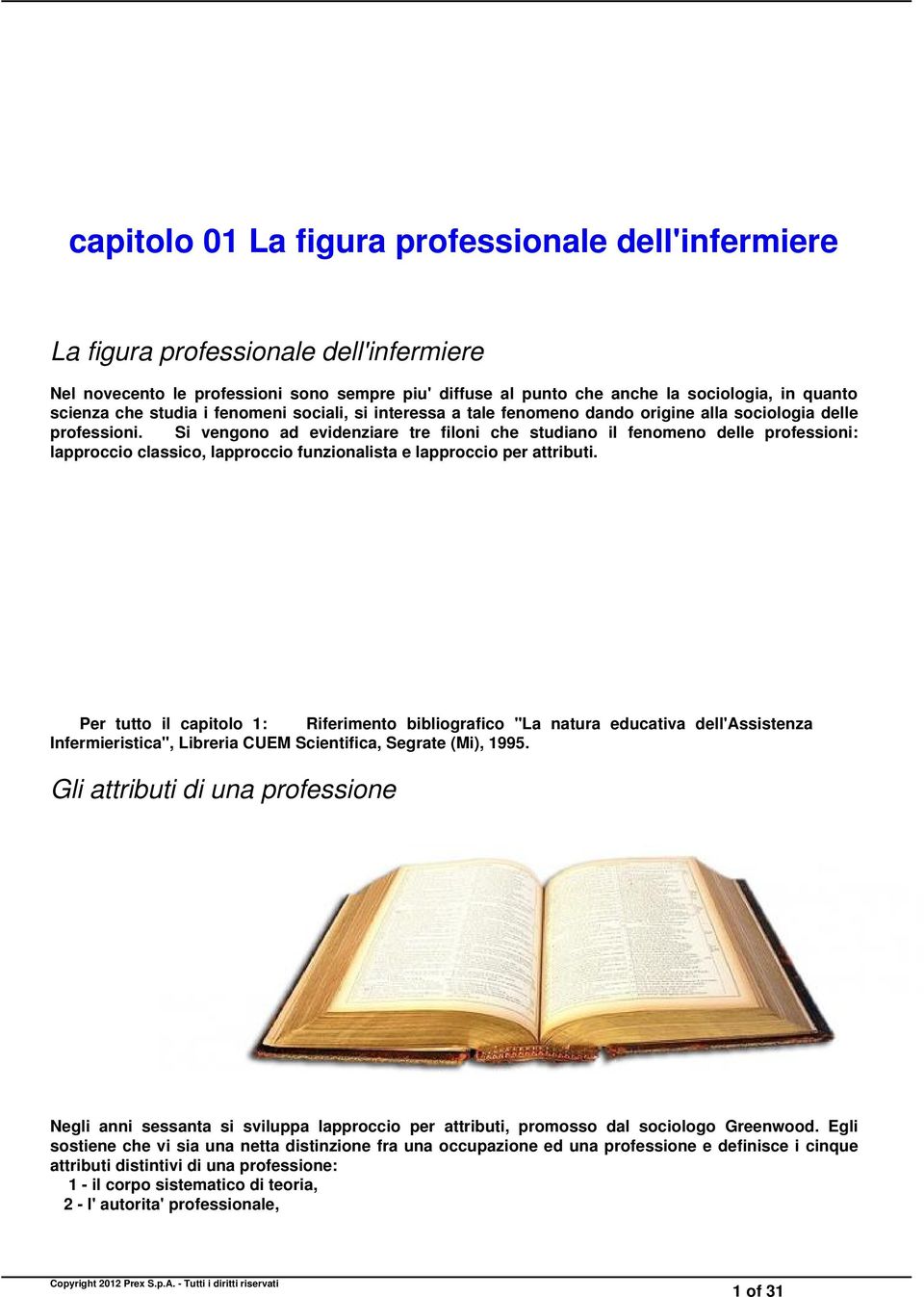 Si vengono ad evidenziare tre filoni che studiano il fenomeno delle professioni: lapproccio classico, lapproccio funzionalista e lapproccio per attributi.