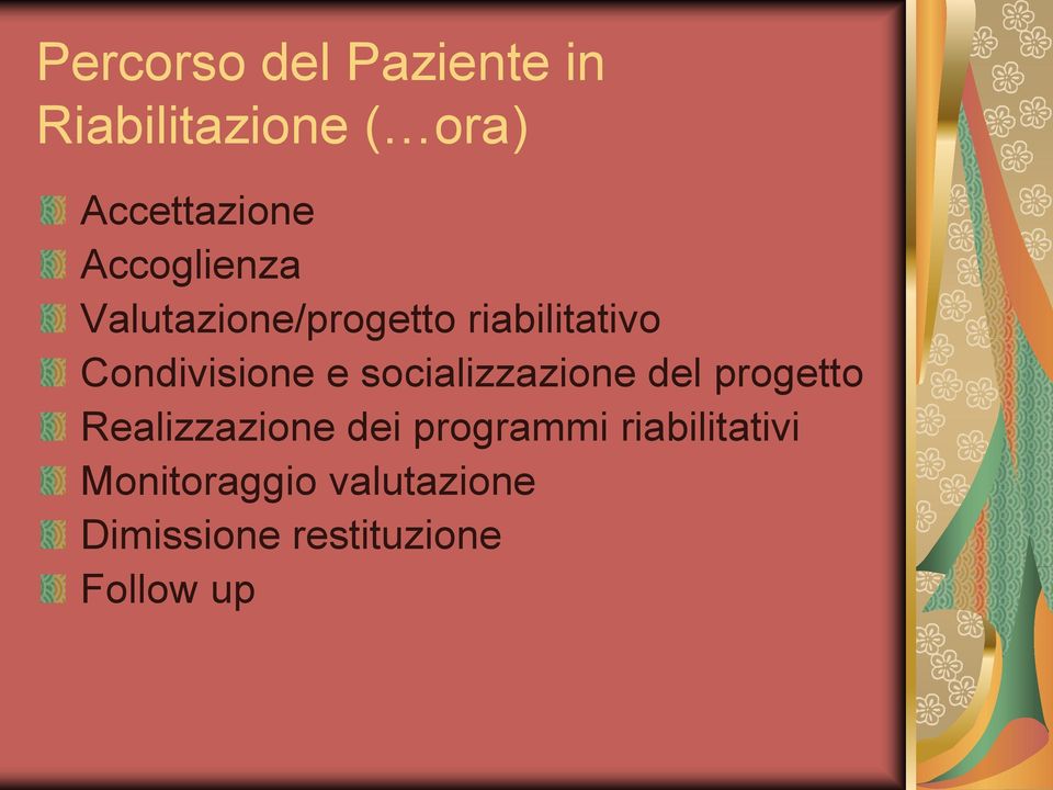 socializzazione del progetto Realizzazione dei programmi