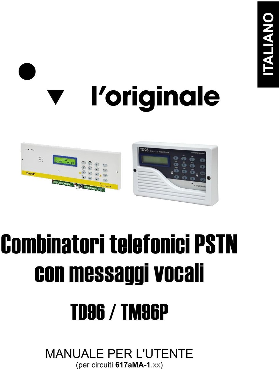 vocali TD96 / TM96P MANUALE PER