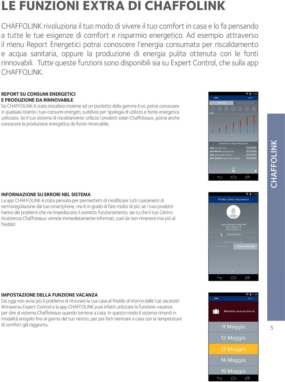 Tutte queste funzioni sono disponibili sia su Expert Control, che sulla app.