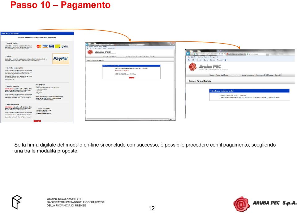 successo, è possibile procedere con il