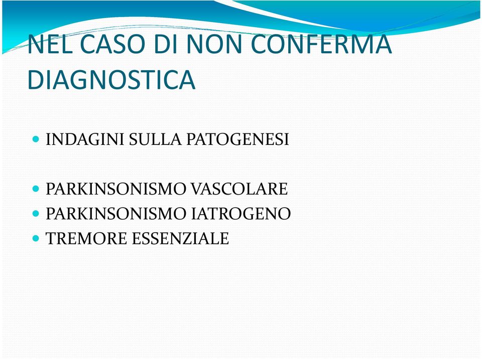 PATOGENESI PARKINSONISMO