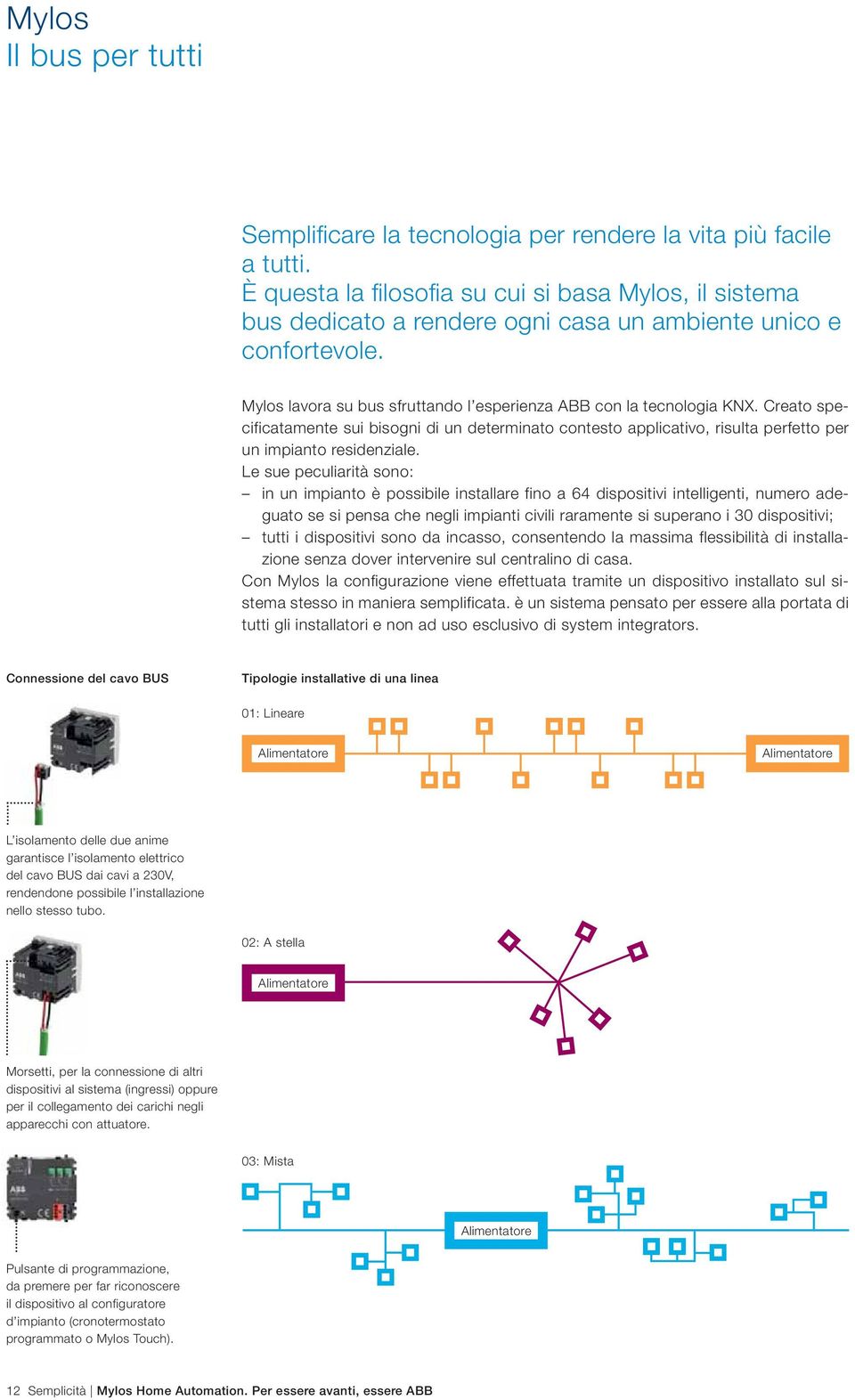 Creato specificatamente sui bisogni di un determinato contesto applicativo, risulta perfetto per un impianto residenziale.