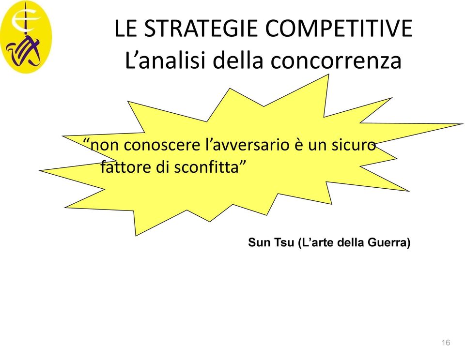 avversario è un sicuro fattore di