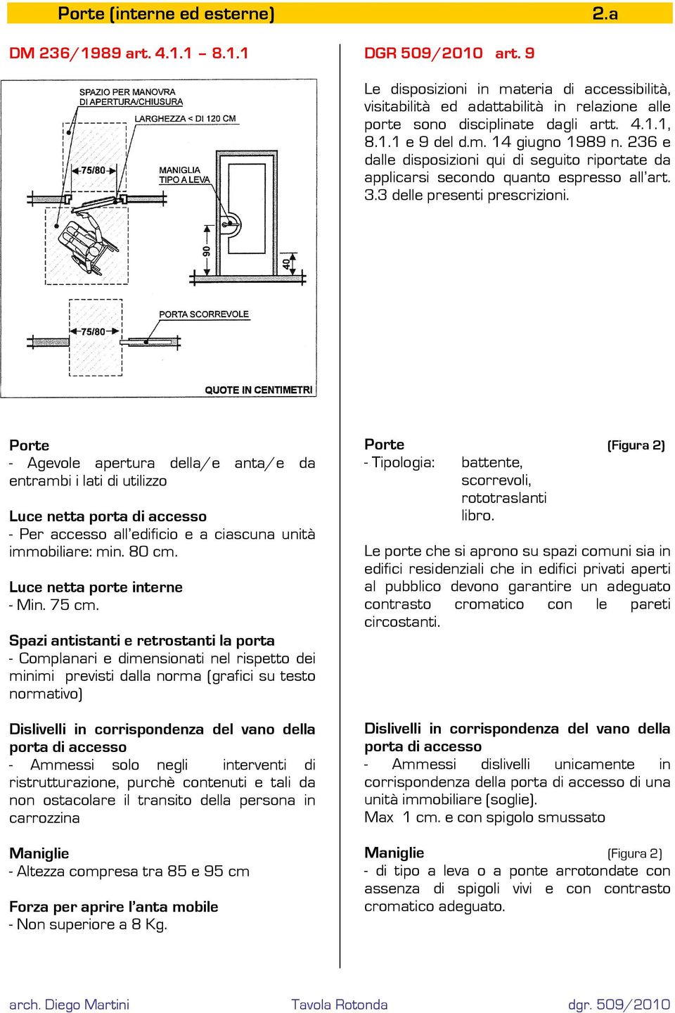 236 e dalle disposizioni qui di seguito riportate da applicarsi secondo quanto espresso all art. 3.3 delle presenti prescrizioni.