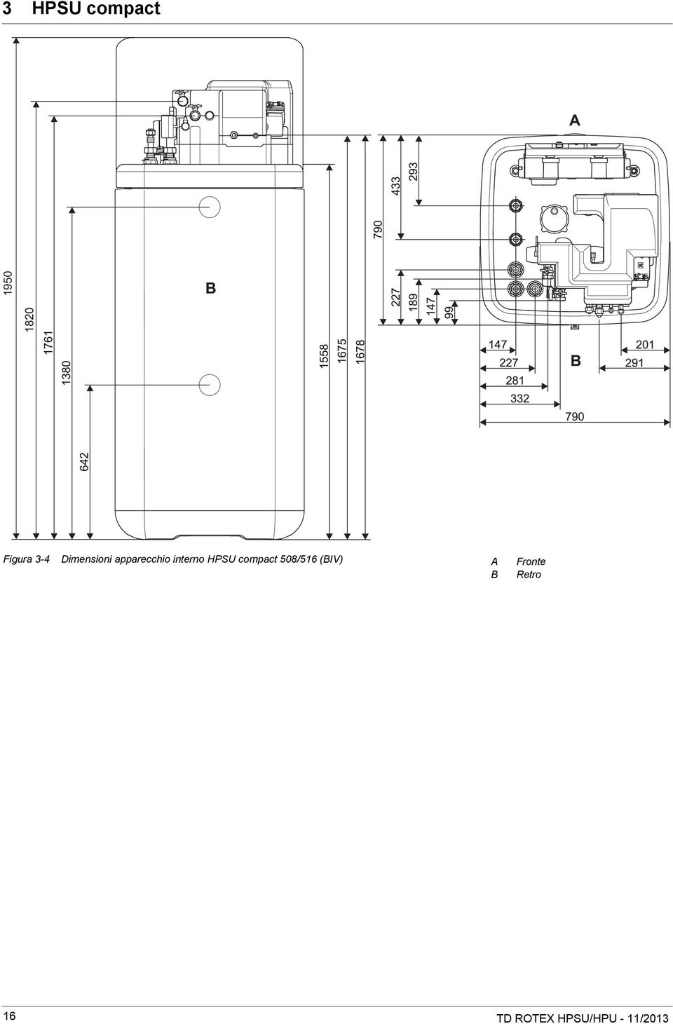 HPSU compact 508/516 (IV) Fronte