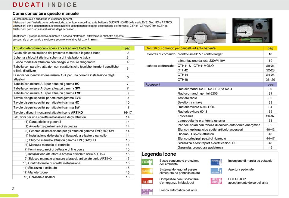 istruzioni per il collegamento, le regolazioni e collegamentio elettrici delle schede elettroniche: CTH41; CTH42;CTH44;CTH48; istruzioni per l uso e installazione degli accessori.