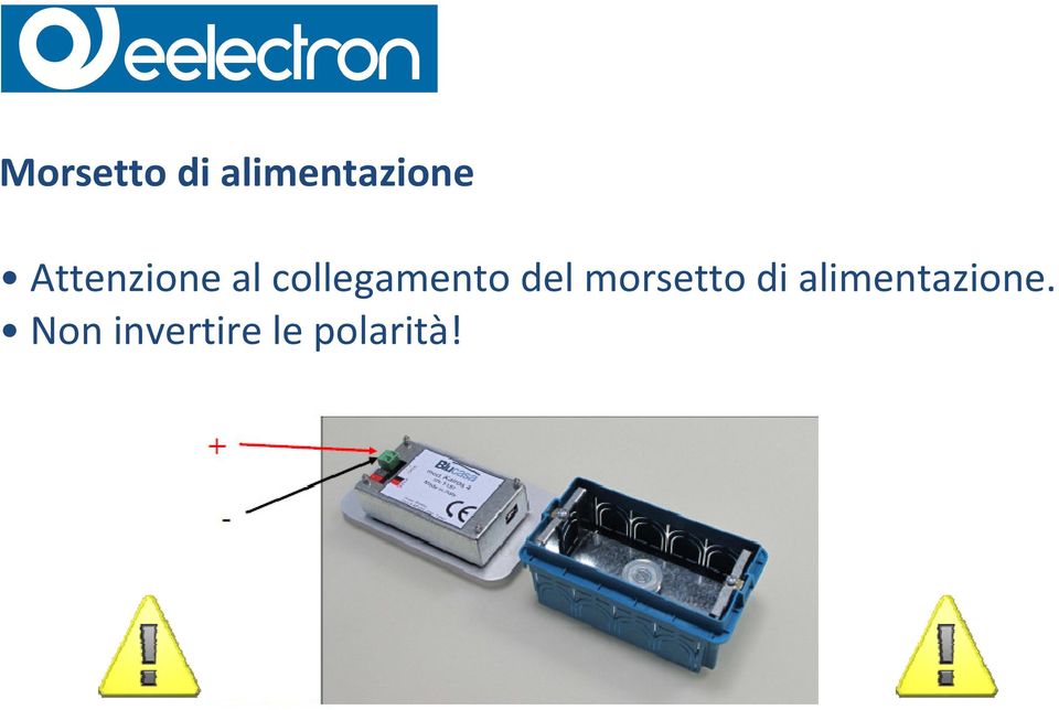 del morsetto di