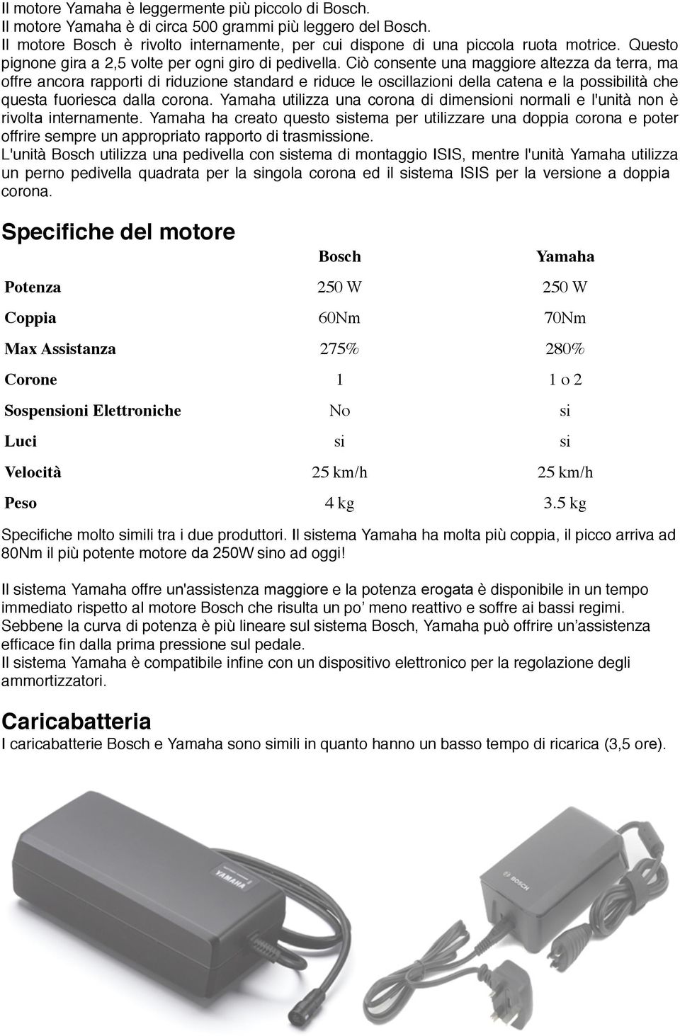 Ciò consente una maggiore altezza da terra, ma offre ancora rapporti di riduzione standard e riduce le oscillazioni della catena e la possibilità che questa fuoriesca dalla corona.