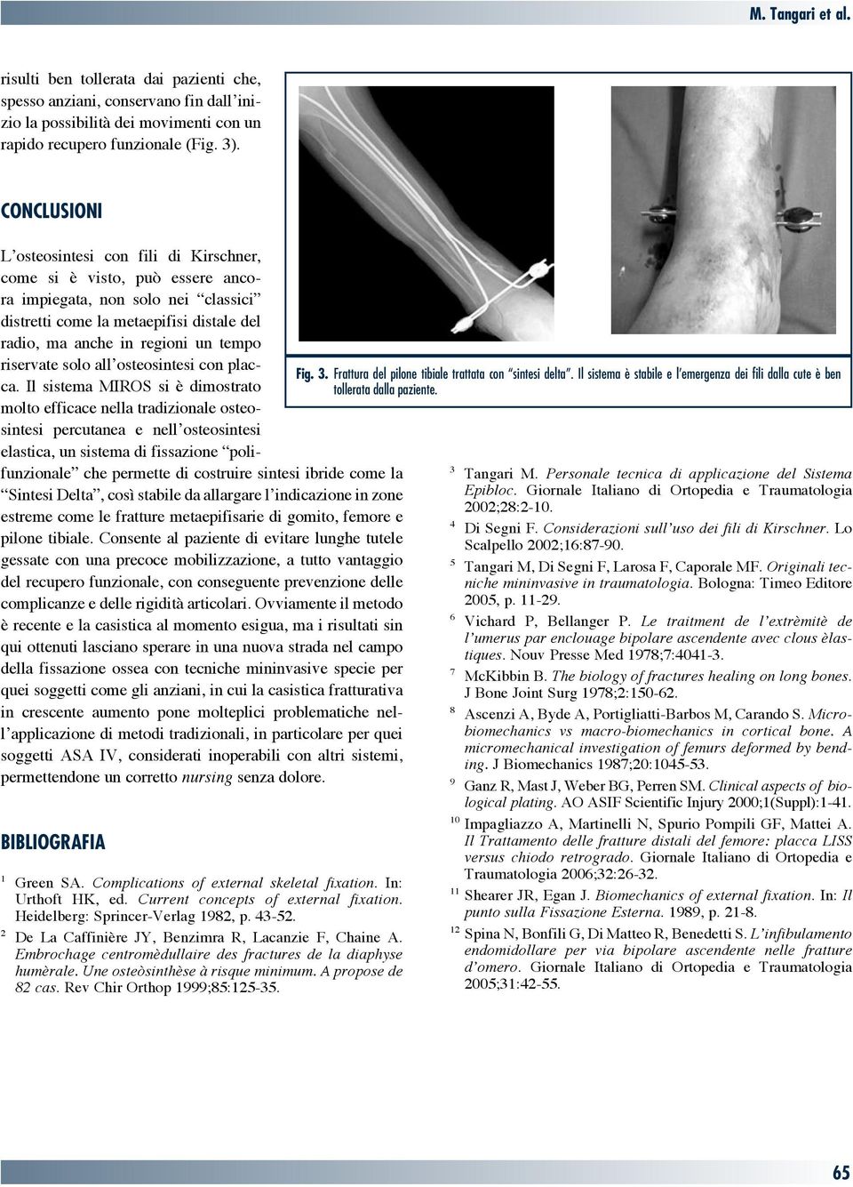 riservate solo all osteosintesi con placca.