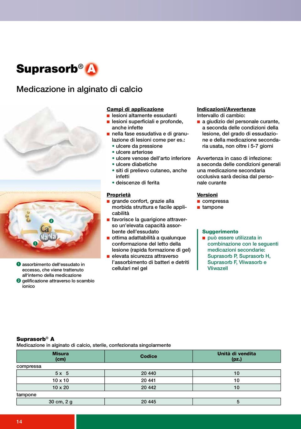 : ulcere da pressione ulcere arteriose ulcere venose dell arto inferiore ulcere diabetiche siti di prelievo cutaneo, anche infetti deiscenze di ferita n grande confort, grazie alla morbida struttura