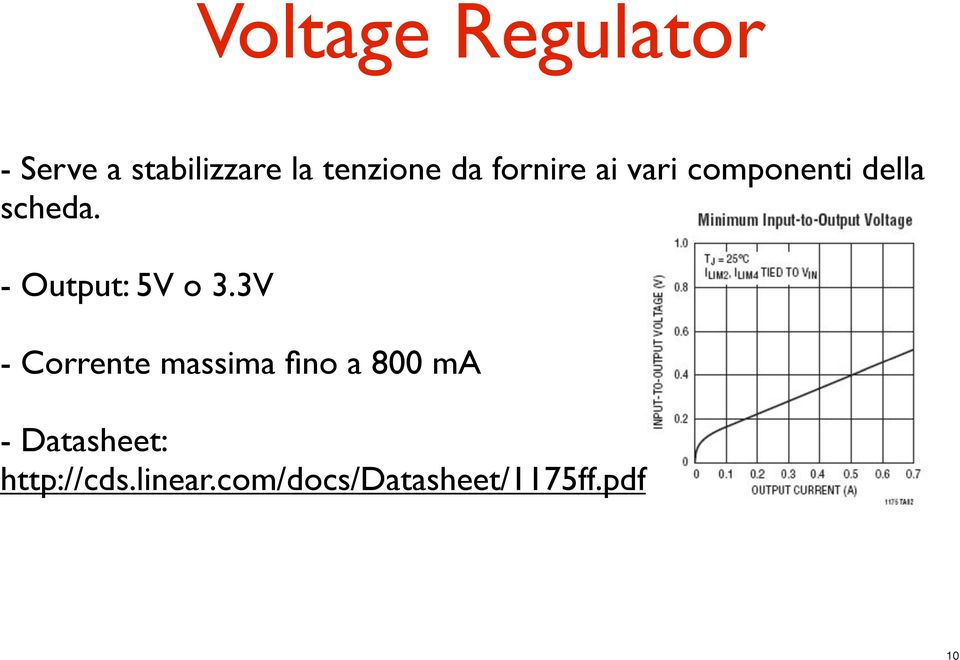 - Output: 5V o 3.