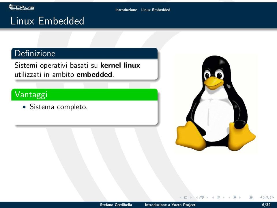 linux utilizzati in ambito embedded.