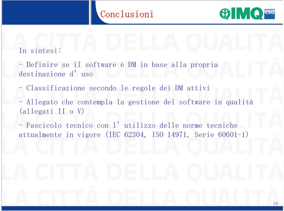 contempla la gestione del software in qualità (allegati II o V) - Fascicolo tecnico