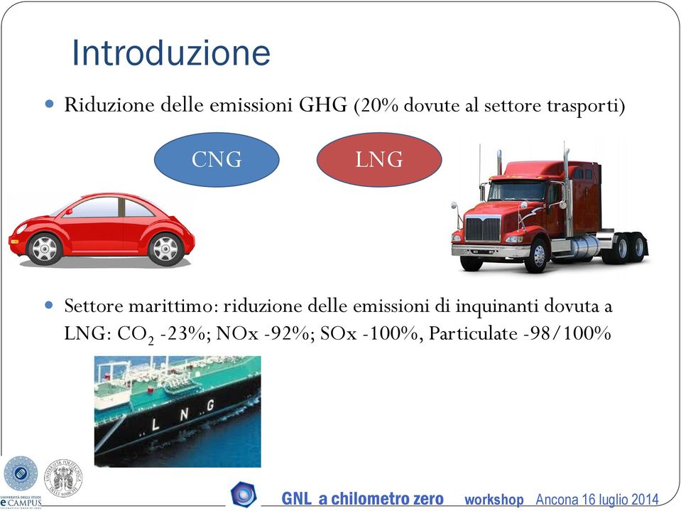 marittimo: riduzione delle emissioni di inquinanti