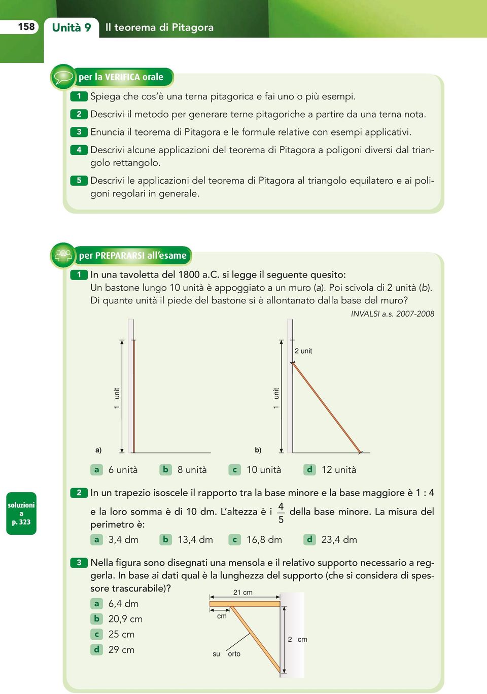 escrivi le applicazioni del teorema di Pitagora al triangolo equilatero e ai poligoni regolari in generale. per PREPRRSI all esame In una tavoletta del 800 a.