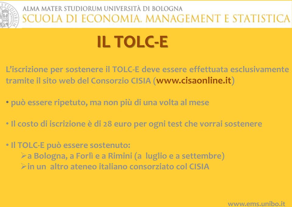 it) può essere ripetuto, ma non più di una volta al mese Il costo di iscrizione è di 28 euro per ogni