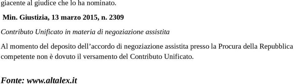 deposito dell accordo di negoziazione assistita presso la Procura della