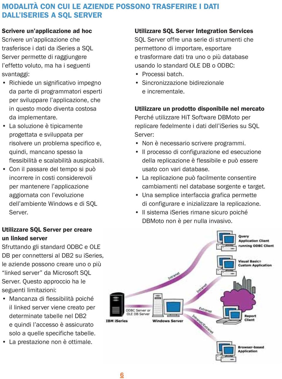 implementare. La soluzione è tipicamente progettata e sviluppata per risolvere un problema specifico e, quindi, mancano spesso la flessibilità e scalabilità auspicabili.