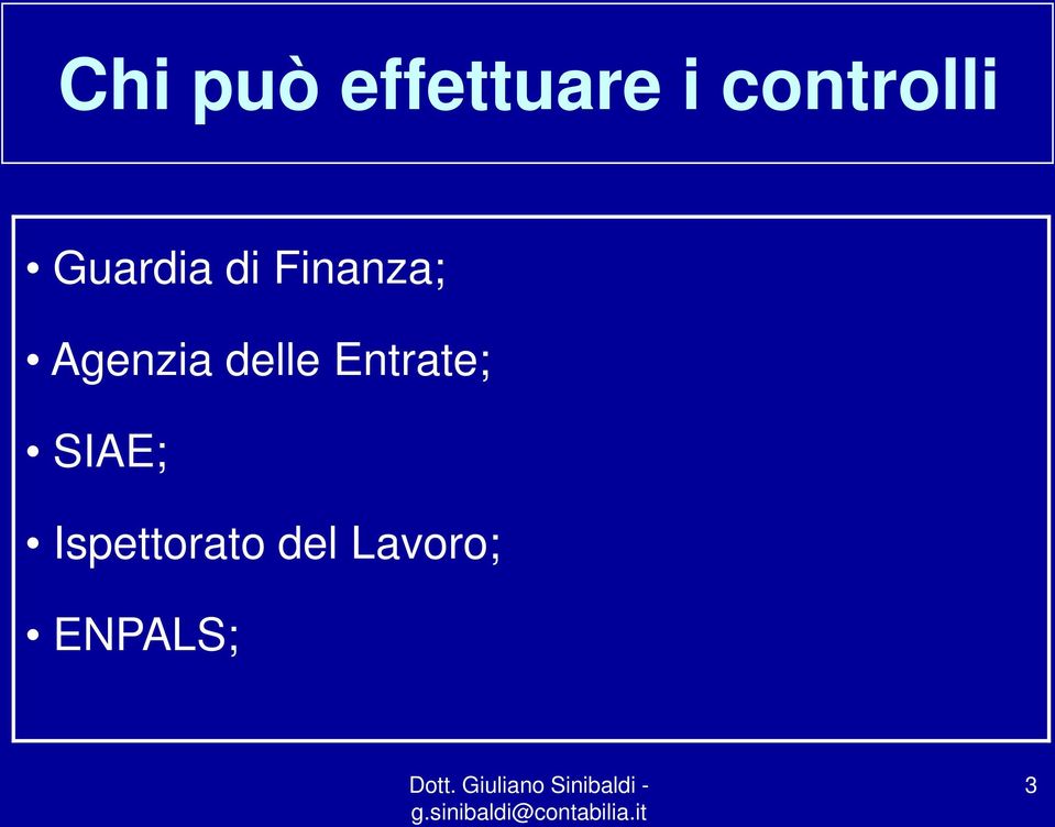 Finanza; Agenzia delle