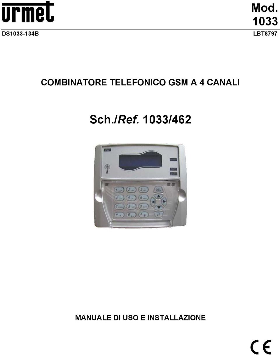 TELEFONICO GSM A 4 CANALI Sch.