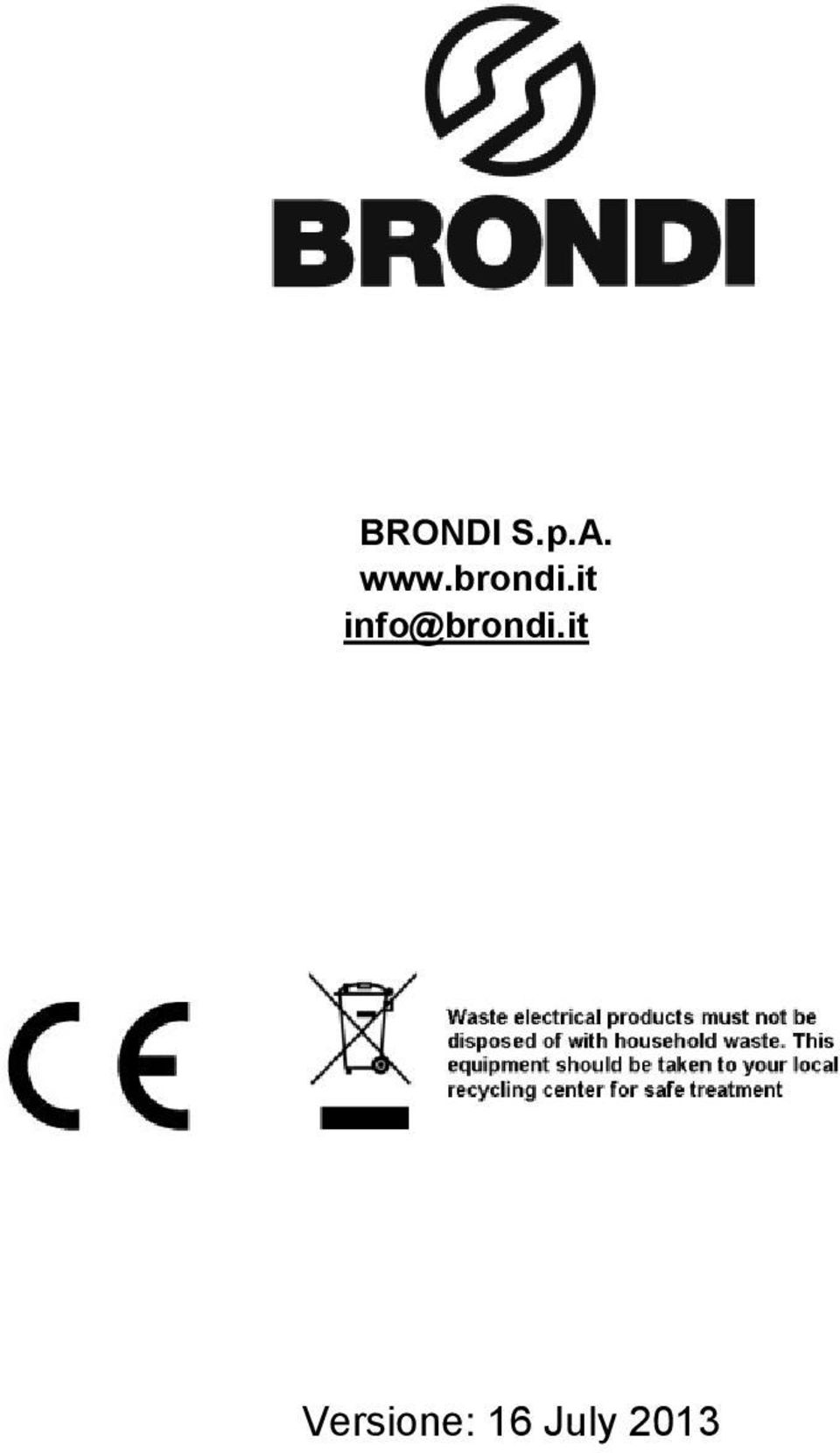 it info@brondi.