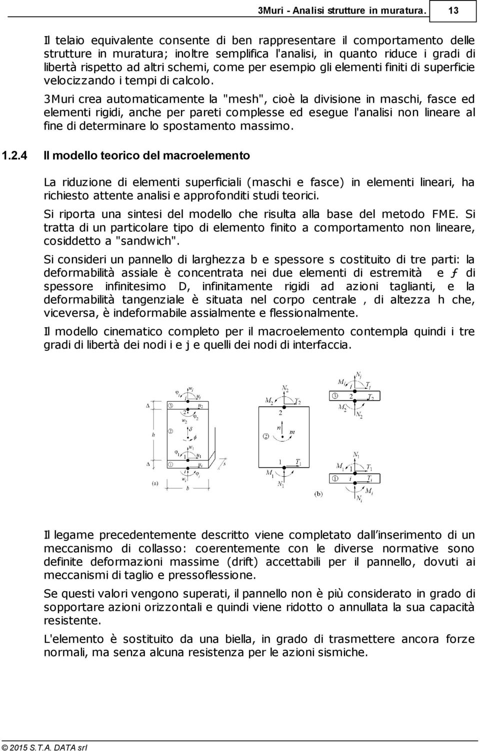 per esempio gli elementi finiti di superficie velocizzando i tempi di calcolo.