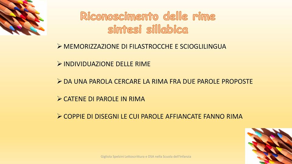 RIMA FRA DUE PAROLE PROPOSTE CATENE DI PAROLE IN