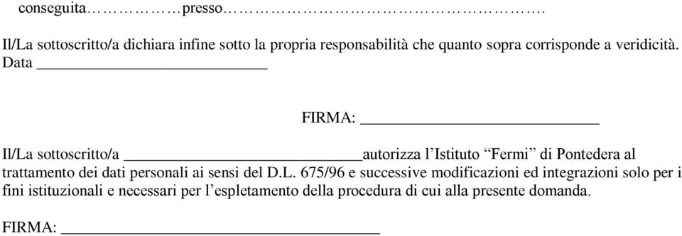 veridicità.