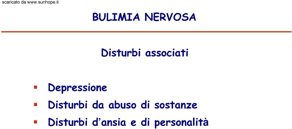 Disturbi da abuso di