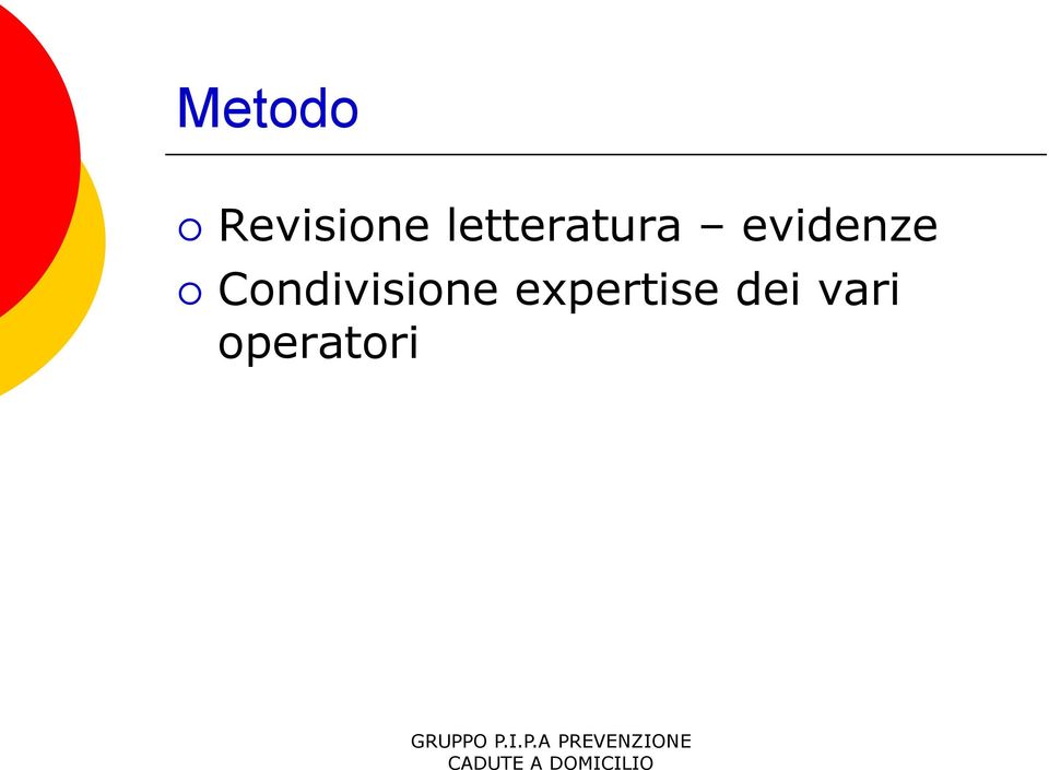 Condivisione expertise dei