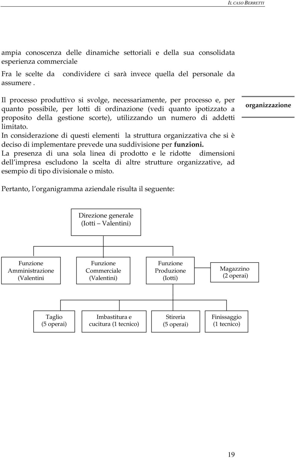 proposito della gestione scorte), utilizzando un numero di addetti limitato.