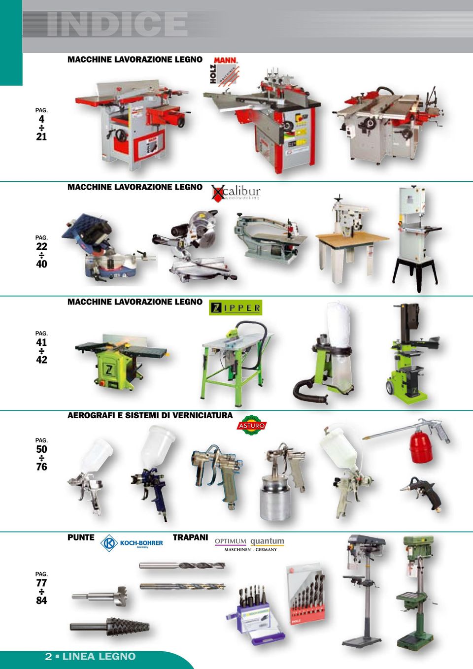 22 40 MACCHINE LAVORAZIONE LEGNO PAG.
