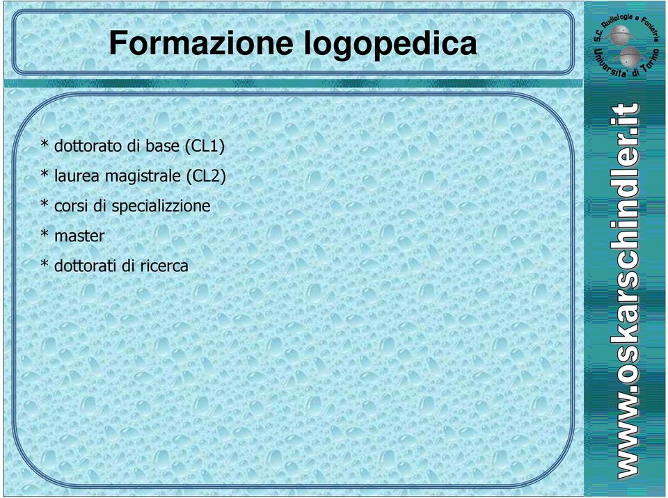 magistrale (CL2) * corsi di