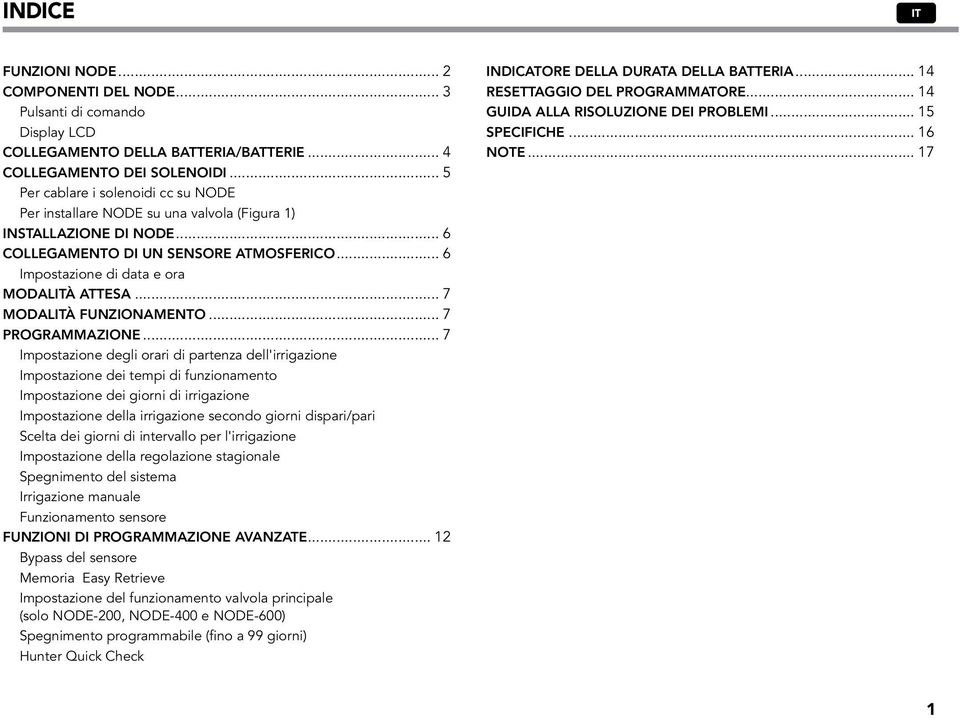.. 7 Modalità funzionamento... 7 PROGRAMMAZIONE.