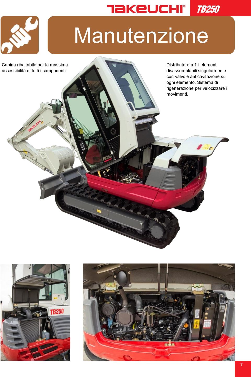 Distributore a 11 elementi disassemblabili singolarmente con