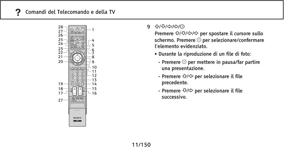 Premere per selezionare/confermare l'elemento evidenziato.